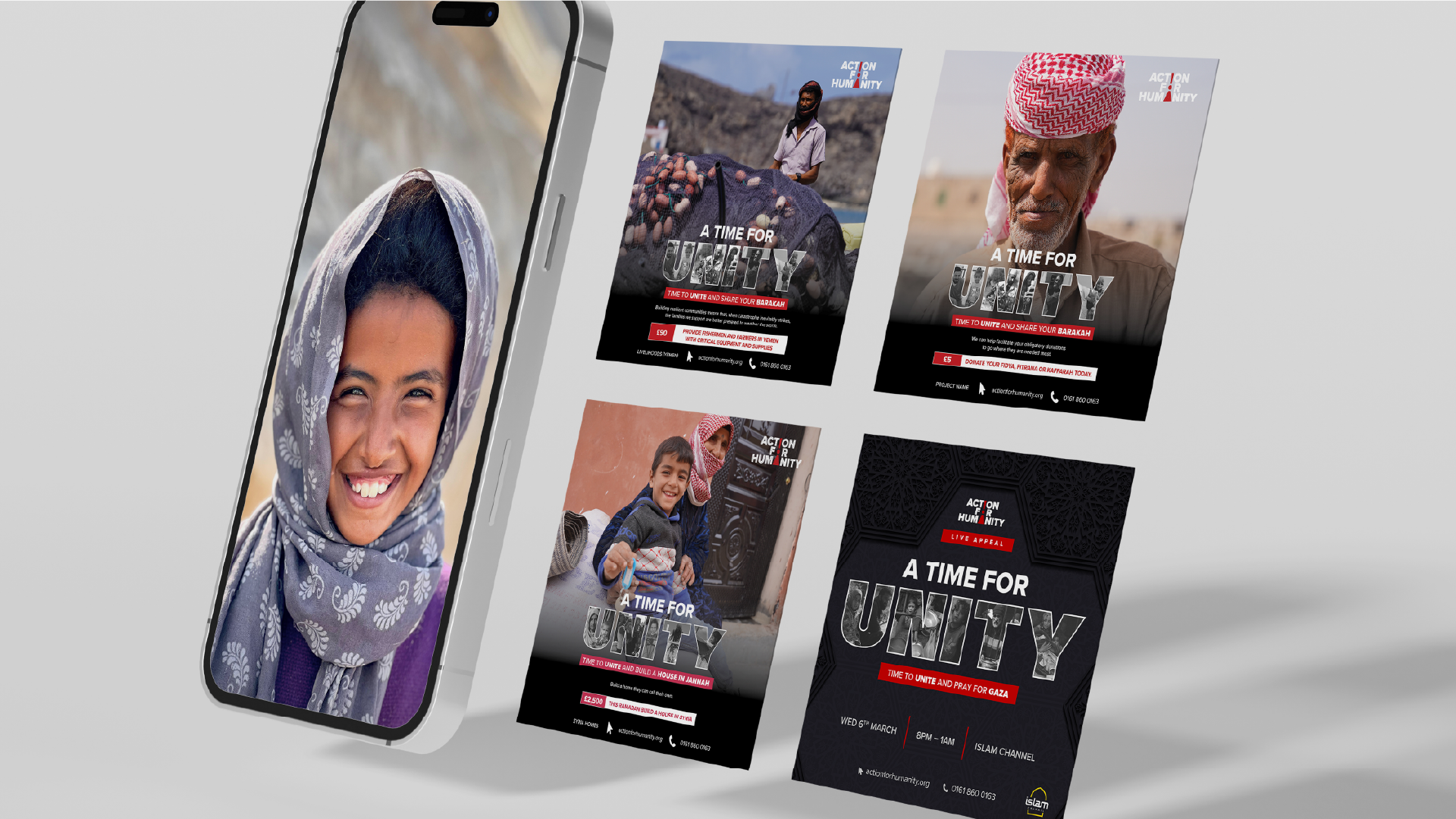 Unity campaign social media mockup